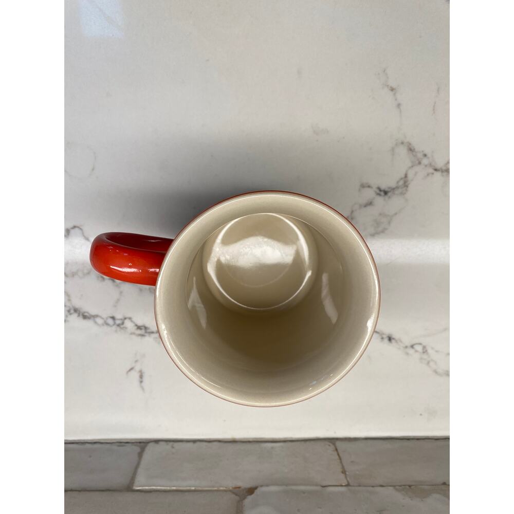 Le Creuset Stoneware Grand Mug 400mL 14oz Flame Ombré Red Coffee Mug - Picture 6 of 9